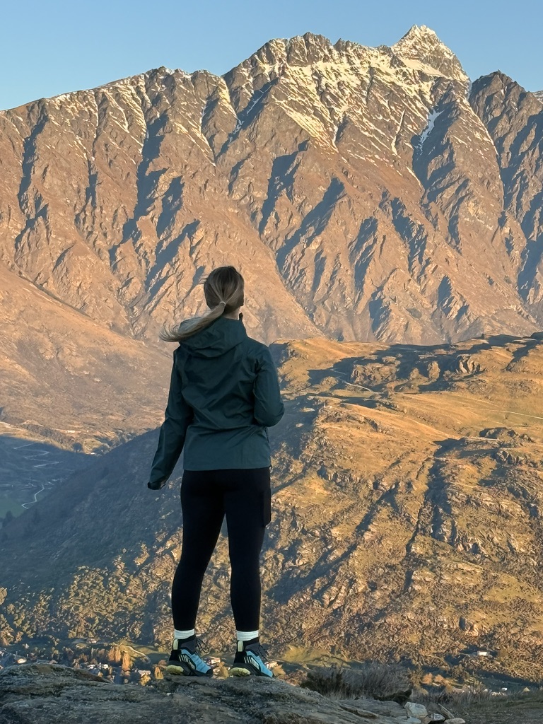 Looking out over the Remarkables above Queenstown